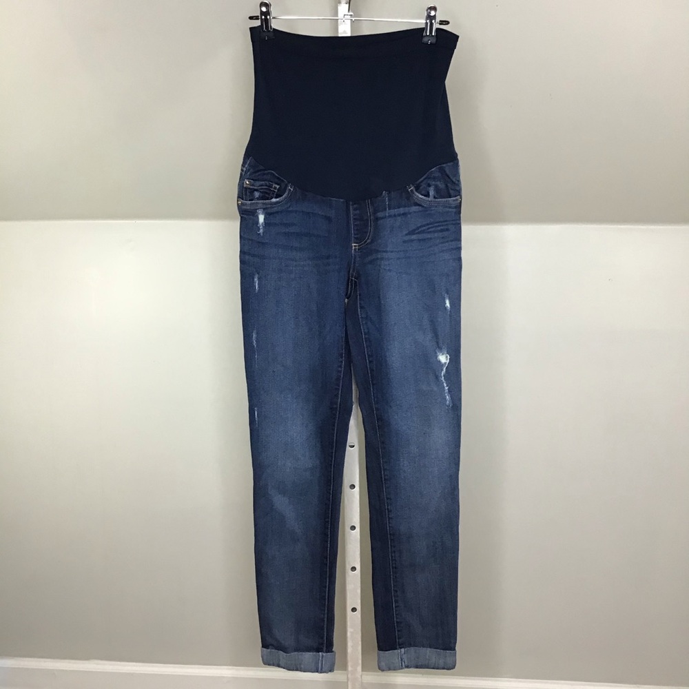 A Pea in the Pod Maternity Distressed Jeans.
